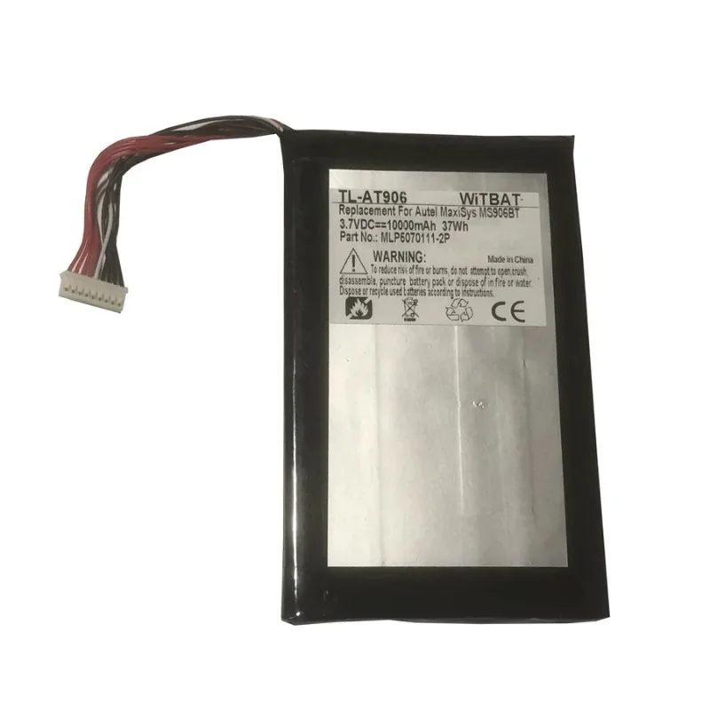 In Stock MLP5070111-2P 10000mAh 3.7V Rechargeable Battery for Autel MS905 MX808 MS906 BTB Pro Automotive Diagnostic Equipment