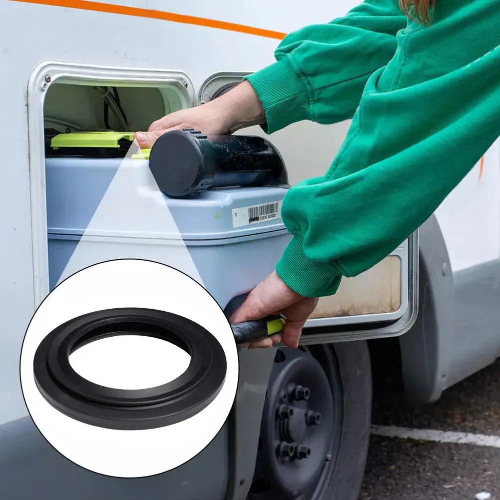 For Thetford Cassette Toilet Rubber Seal Compatible with C200 C250 C400 C2 C3 C4 Models RV Sewage System Gasket Leak Proof Odor