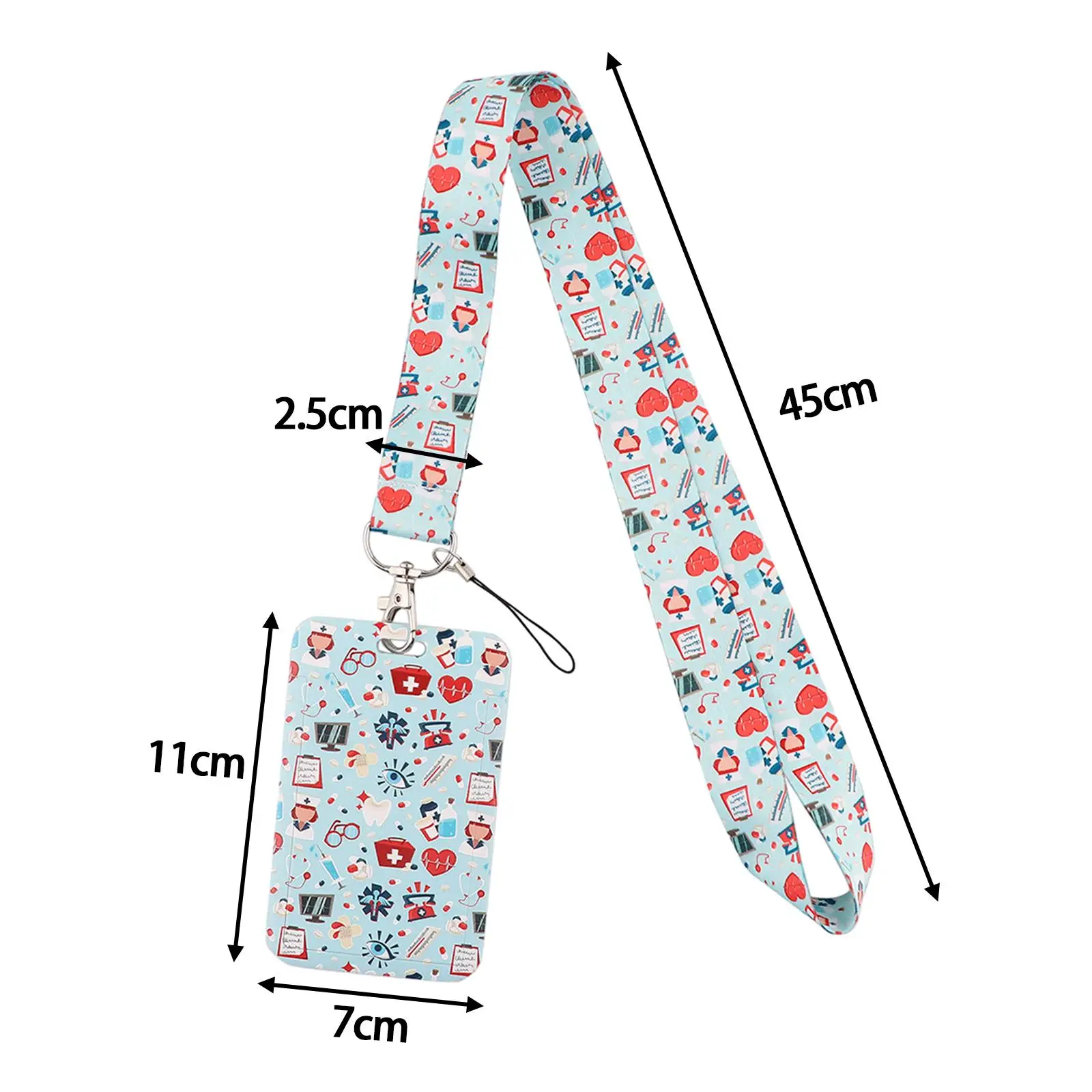 เคส sampul kartu บัตรประจำตัวประชาชนแบบพกพากระเป๋าใส่บัตรอุปกรณ์เสริมสำหรับใช้ในครัวเรือนเดินทางการ์ดเกมของขวัญวันเกิดพยาบาล