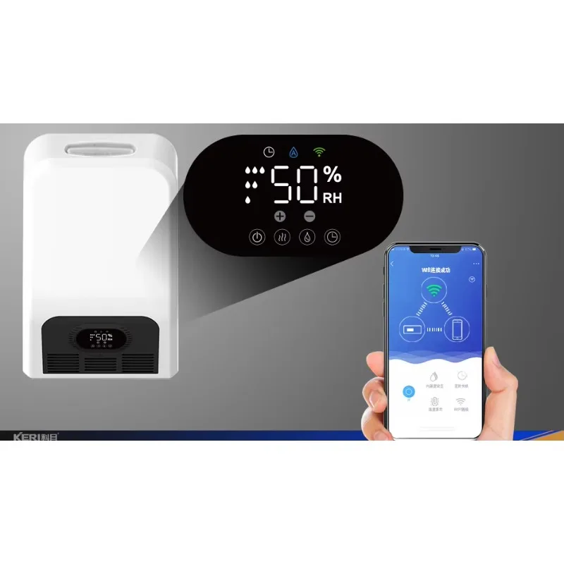 KR300-6G Smart APP Remote WIFI Control Touchscreen Wall-Mounted Ultrasonic Humidifier System Large Households Outdoor Hotel