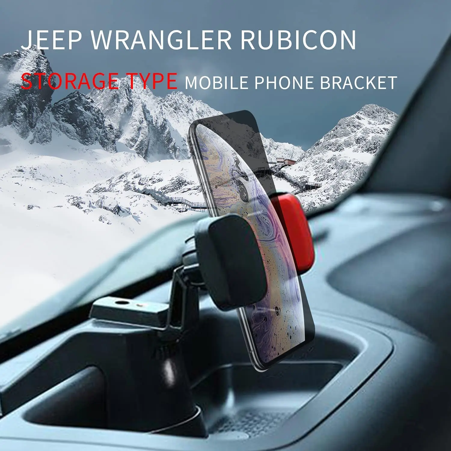 

Многофункциональный телефонный комплект Dash для Jeep Wrangler JK 2011-2018 с ящиком для хранения мобильных телефонов, аксессуары для мини-планшетов