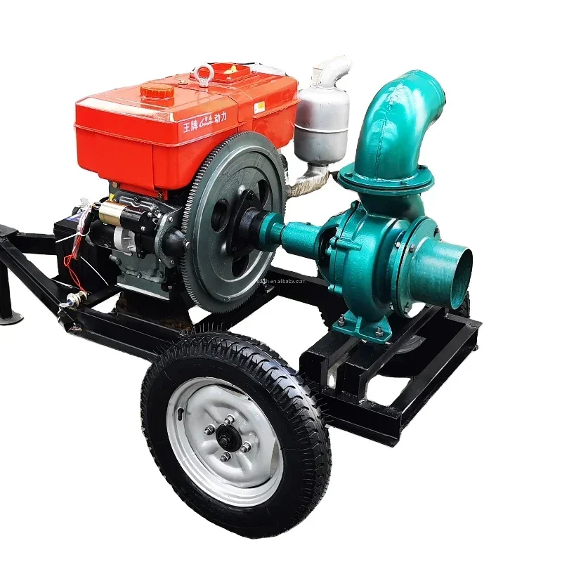 

6 inch large flow diesel irrigation agricultural water pump