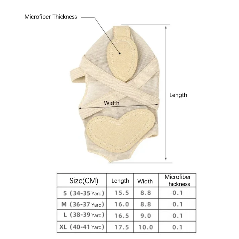 Calcetines de protección de metatarso para el dedo del pie, calcetín transpirable para Ballet del vientre, Danza Latina, Yoga, almohadilla para el