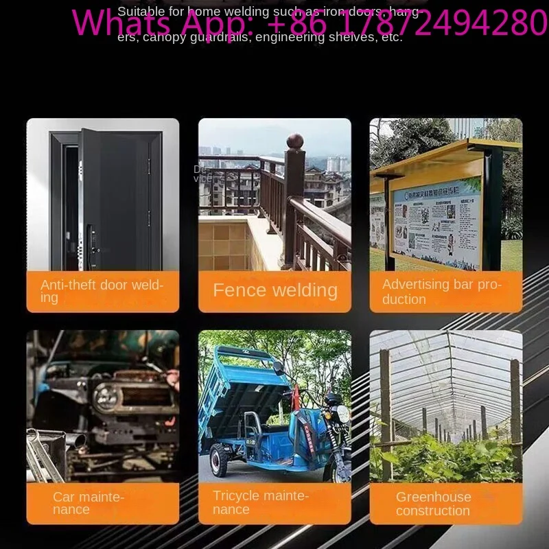 Full Set 0528A 220V Gasless & Second Protection Welding Machine, Large Body Portable High Efficiency Welder