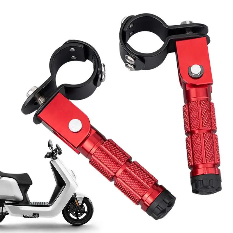 

Footpeg Pedals Aluminum Alloy Electric Motor Foot Pegs Passenger Pedal For Electric Motorcycle Motor Scooter