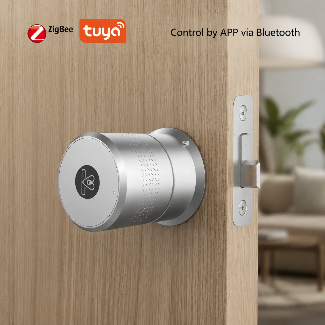 Wehere M510 Smart Door Lock Fingerprint Cylinder Bluetooth for Door 50-100mm Thickess Support TUYA Multiple Option US Locks