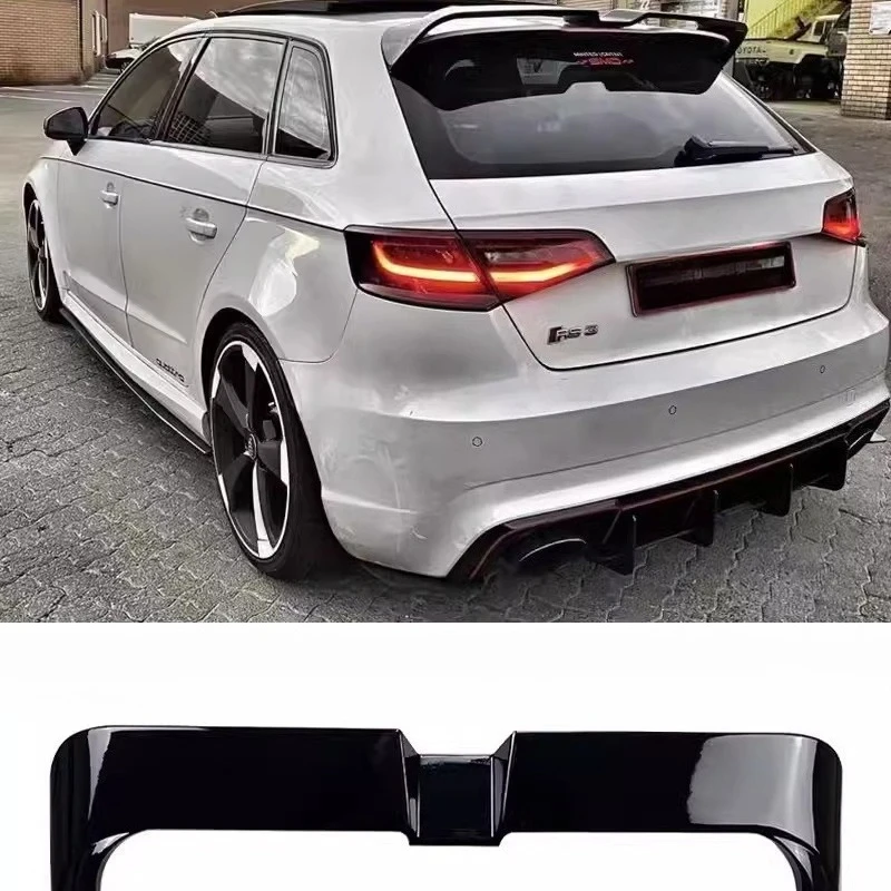 

ABS Odinger Style Large Roof Spoiler Top Wing For Audi A3 Sportback 8Y 2021-2024 Hatchback Rear Lip Car Mod Accessory