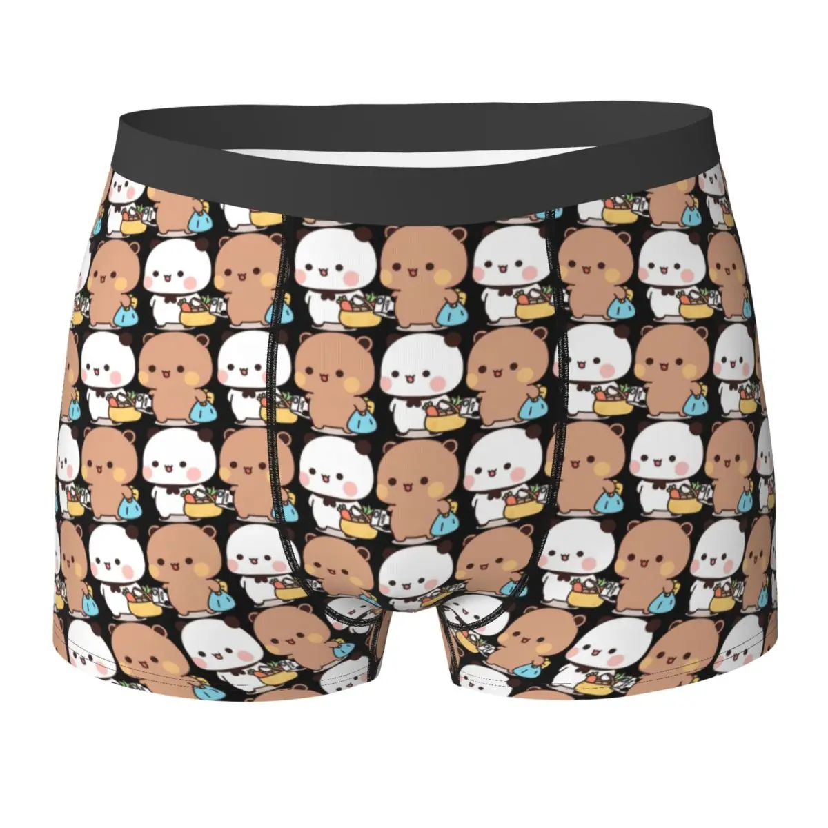 

Bubu And Dudu Grocery Shopping Underwear Comfortable Underpants Print Shorts Briefs For Man Pouch Plus Size Trunk