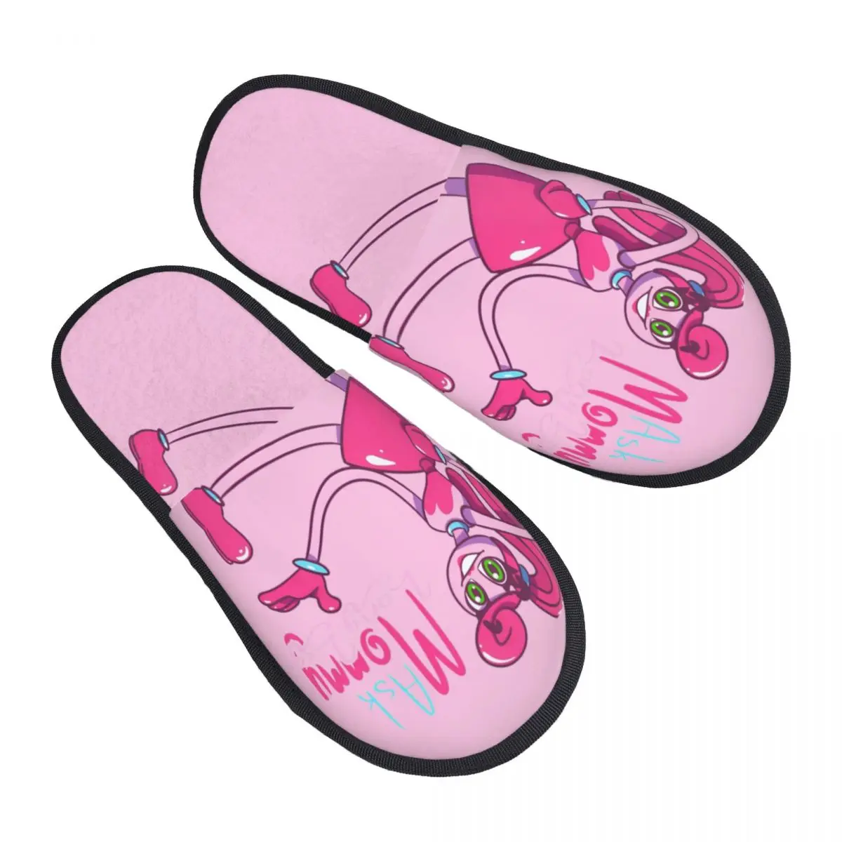 Women Smiling Critters Cat Women Cotton Slippers Living Room Catnap and Dogday Soft Memory Foam Slippers Anti Slip