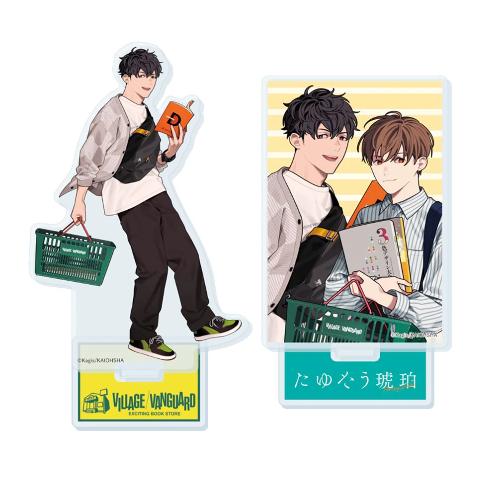 Anime Tayutau Kohaku Acrylic Stand Figure Keychain Village Vanguard Ver. Kohaku Yu Yao Ming Yao Keyring Bag Pendant