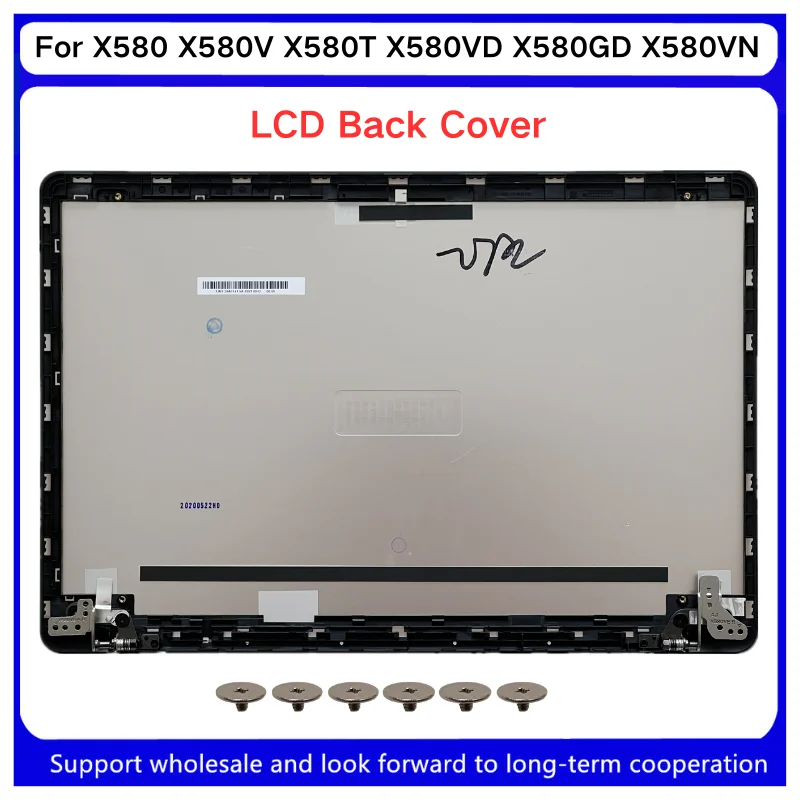New For Kailxuling X580 X580V X580T X580VD X580GD X580VN X580VE-R M580VD-EB76 N580 LCD Back Cover With Hinges / Hinges Cover