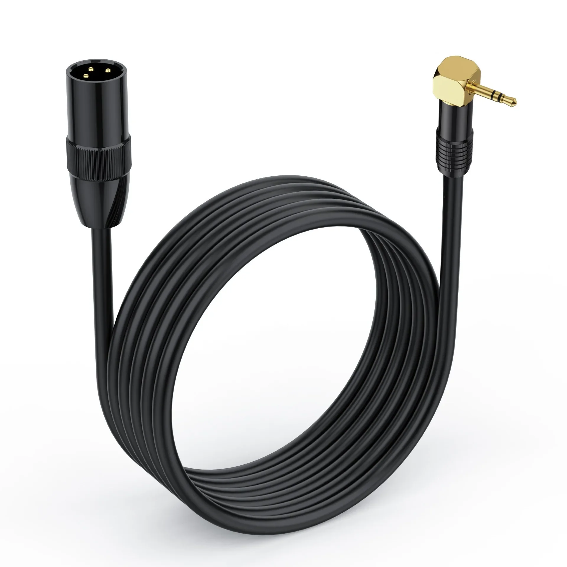 Cable de 3,5 mm a XLR de 10 pies, cable de micrófono macho/hembra de 3,5 mm a XLR macho/hembra, cable XLR a 3,5 mm compatible con tarjeta de audio 0,5 m 1,8 m 3 m