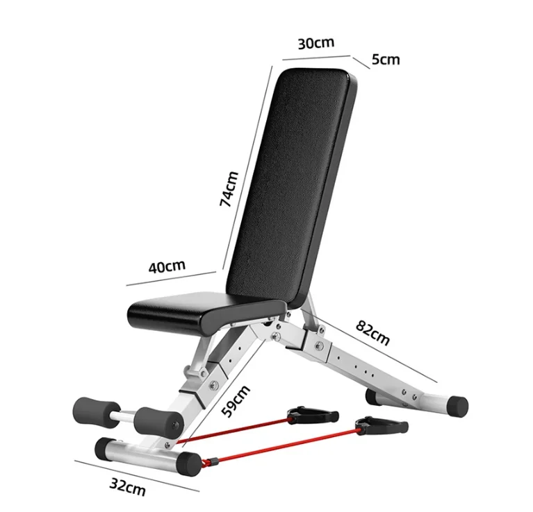 Professional Home Training Gym Bench Asuka Foldable Fitness Chair Adjustable Sit-up Equipment Dumbbell Bench