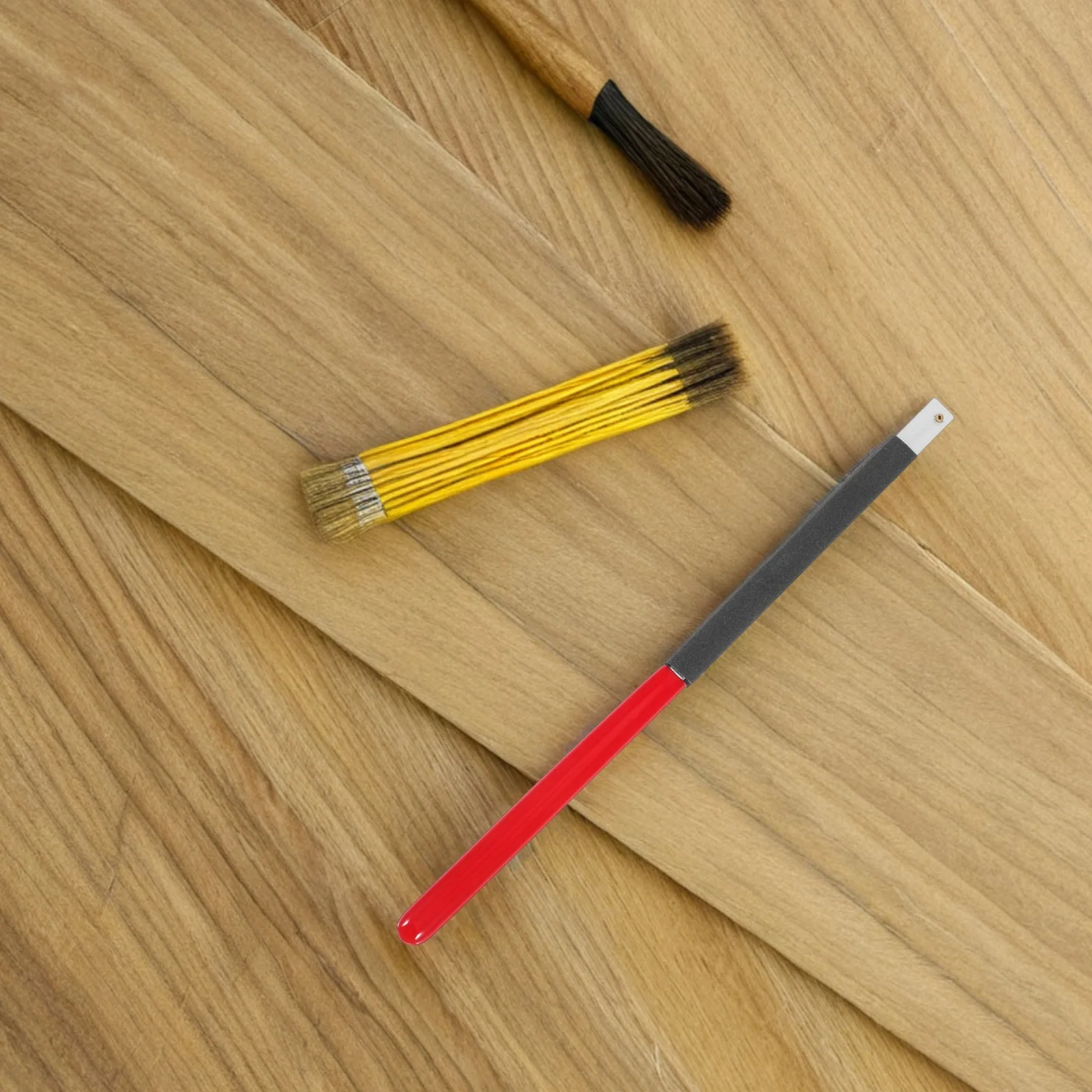 

Sandpaper Clip Roll Rod Large Flat Surface Plastic Handle Handheld Sanding Stick For Guitar Fret File Craft Projects