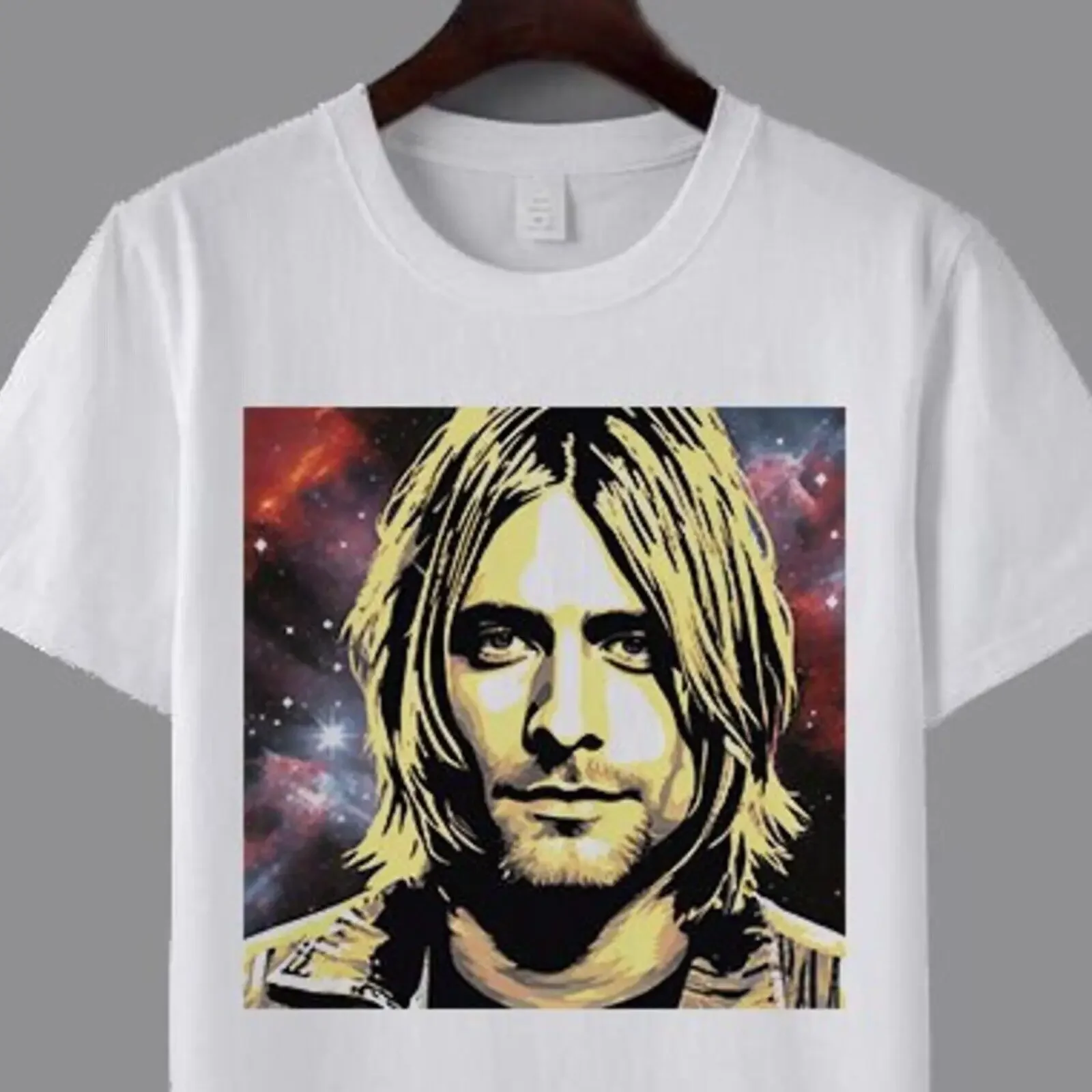 Kurt Cobain Tshirt 4, Kurt Cobain Graphic Tee, Kurt Cobain digital design shirt