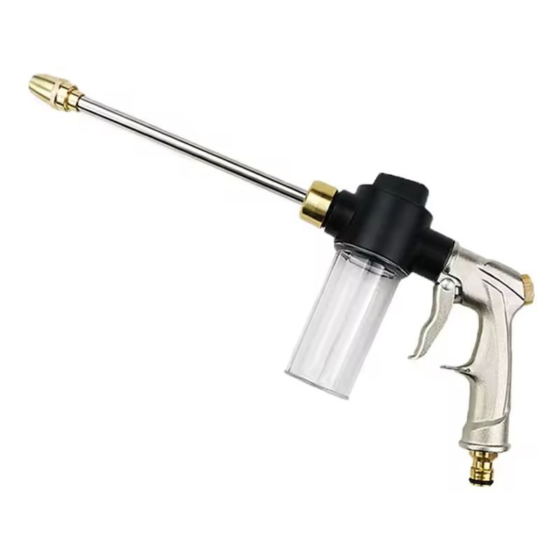 Dropshipping Garden Water Gun Sprinkler Hose Nozzle High Pressure Car Wash Foam Pot Water Spray Guns Watering Irrigation Tools