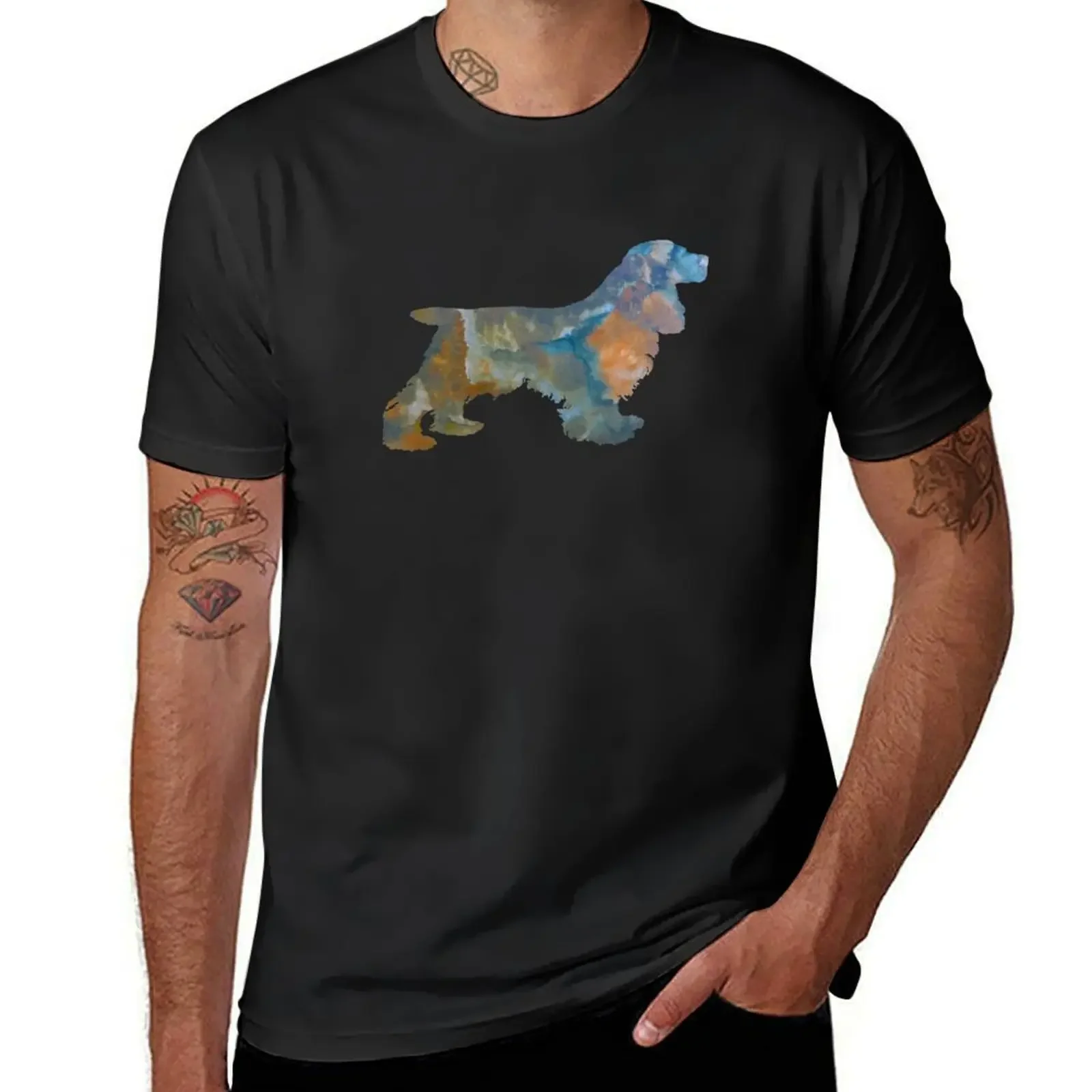 Cocker Spaniel - Dog T-Shirt anime t shirts shirts graphic tee basketball graphic tees shirts men