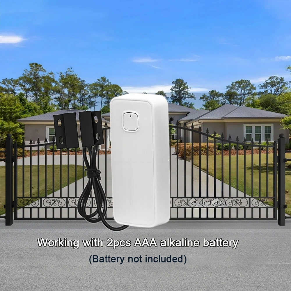 Smart Door Magnetic Detector Tuya WIFI APP Remote Control Home Anti-theft Door Iron Rolling Door Shutter Sensor Security Alarm