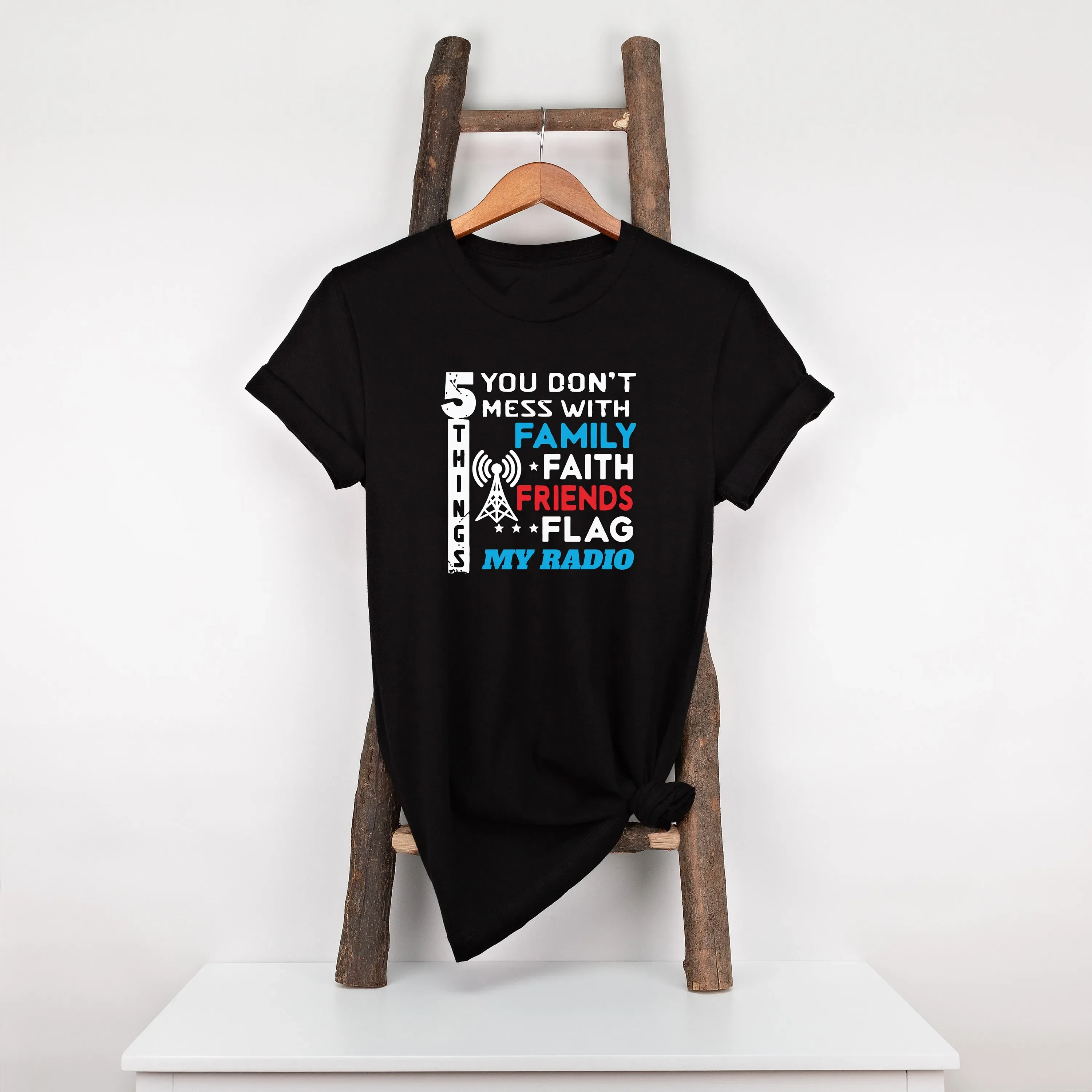 5 Things You Don t Mess With T Shirt Tshirt Graphic T s 100 Cotton Black White or Gray Tee