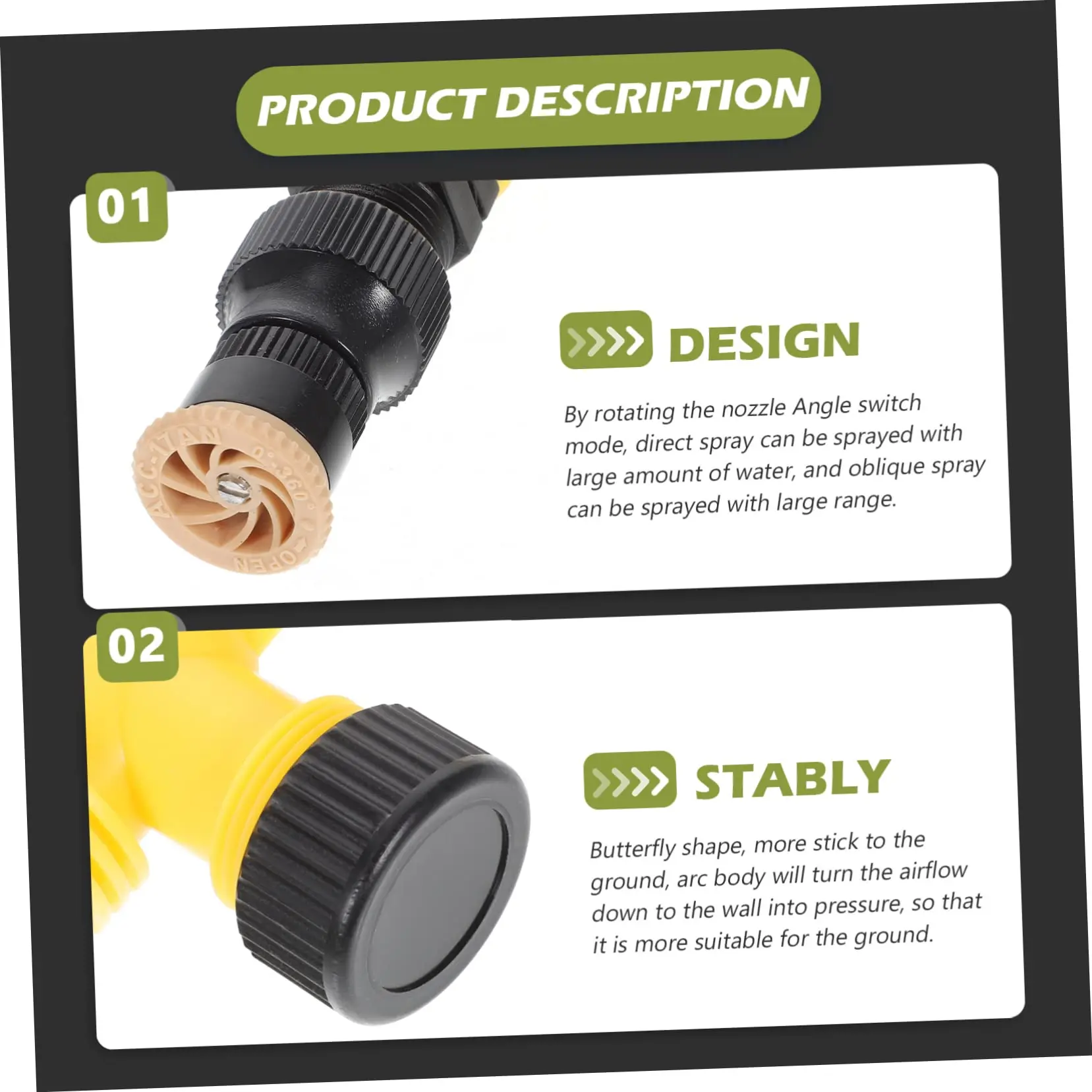 360° Rotation Automatic Garden Sprinkler - Perfect For Lawns,Farms,And Greenhouses!