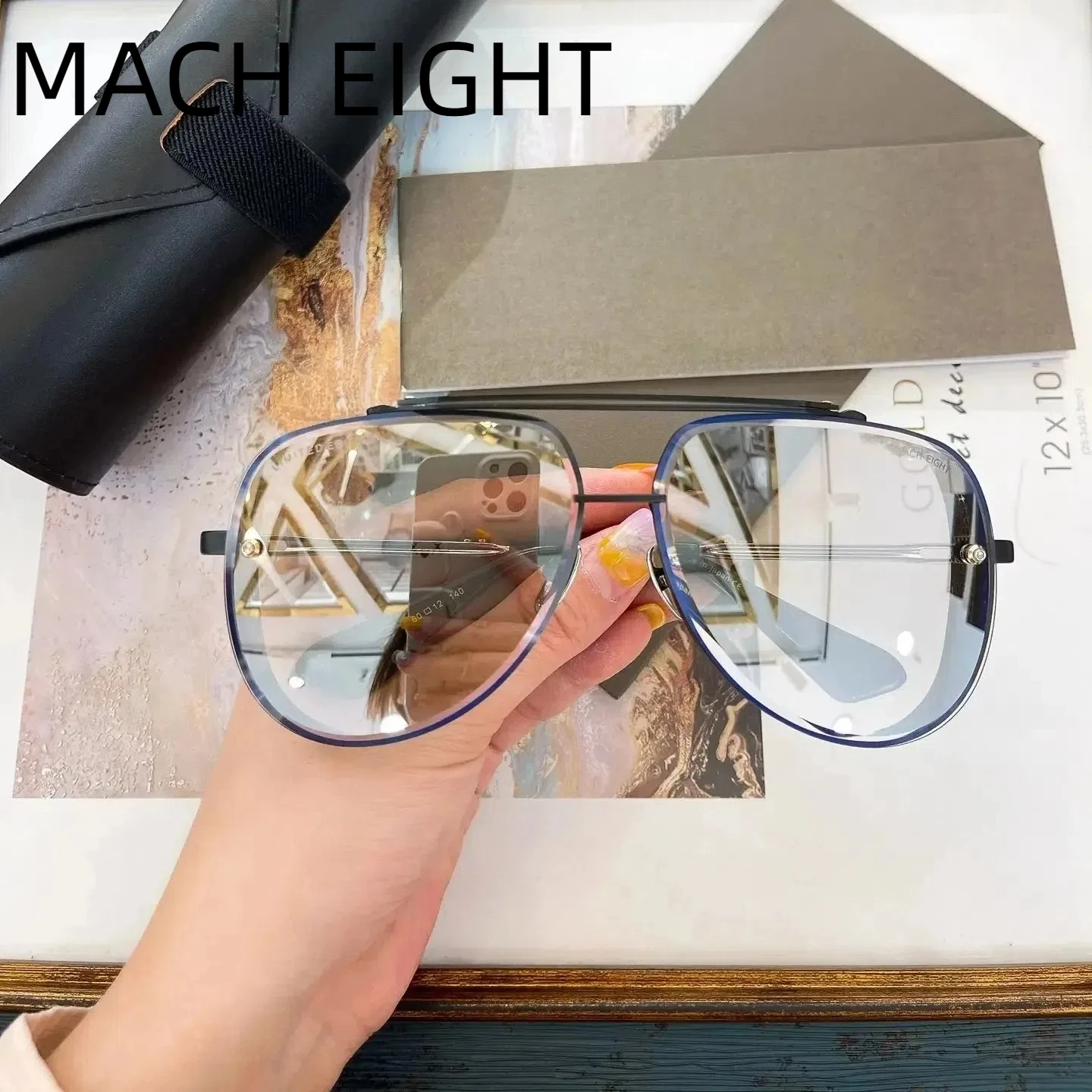 

Новые MACH EIGHT LIMITED EDITION, роскошные дизайнерские женские солнцезащитные очки в стиле ретро, модные мужские солнцезащитные очки высшего качества в овальной оправе из сплава