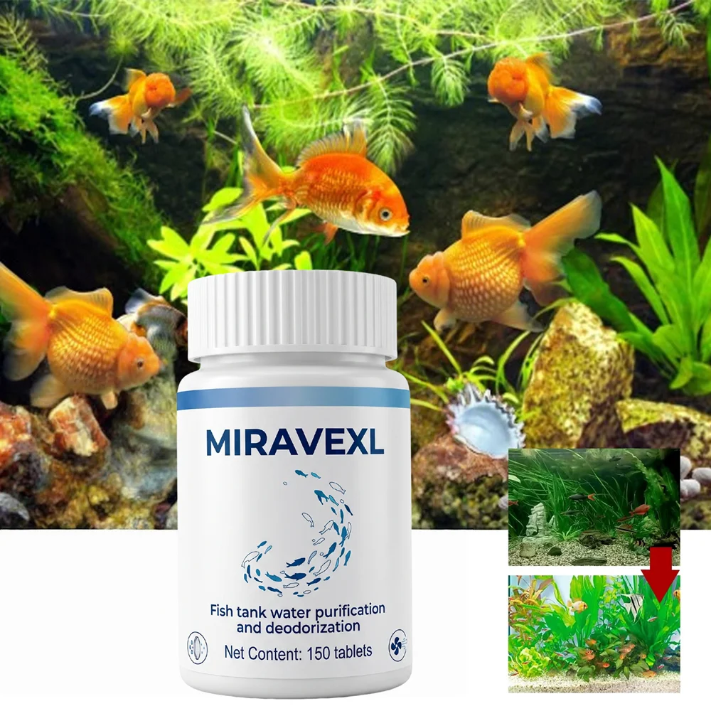 Planted Aquarium Cloudy Water - Aquariumwaterzuiverende tabletten voor reiniging & zuivering,