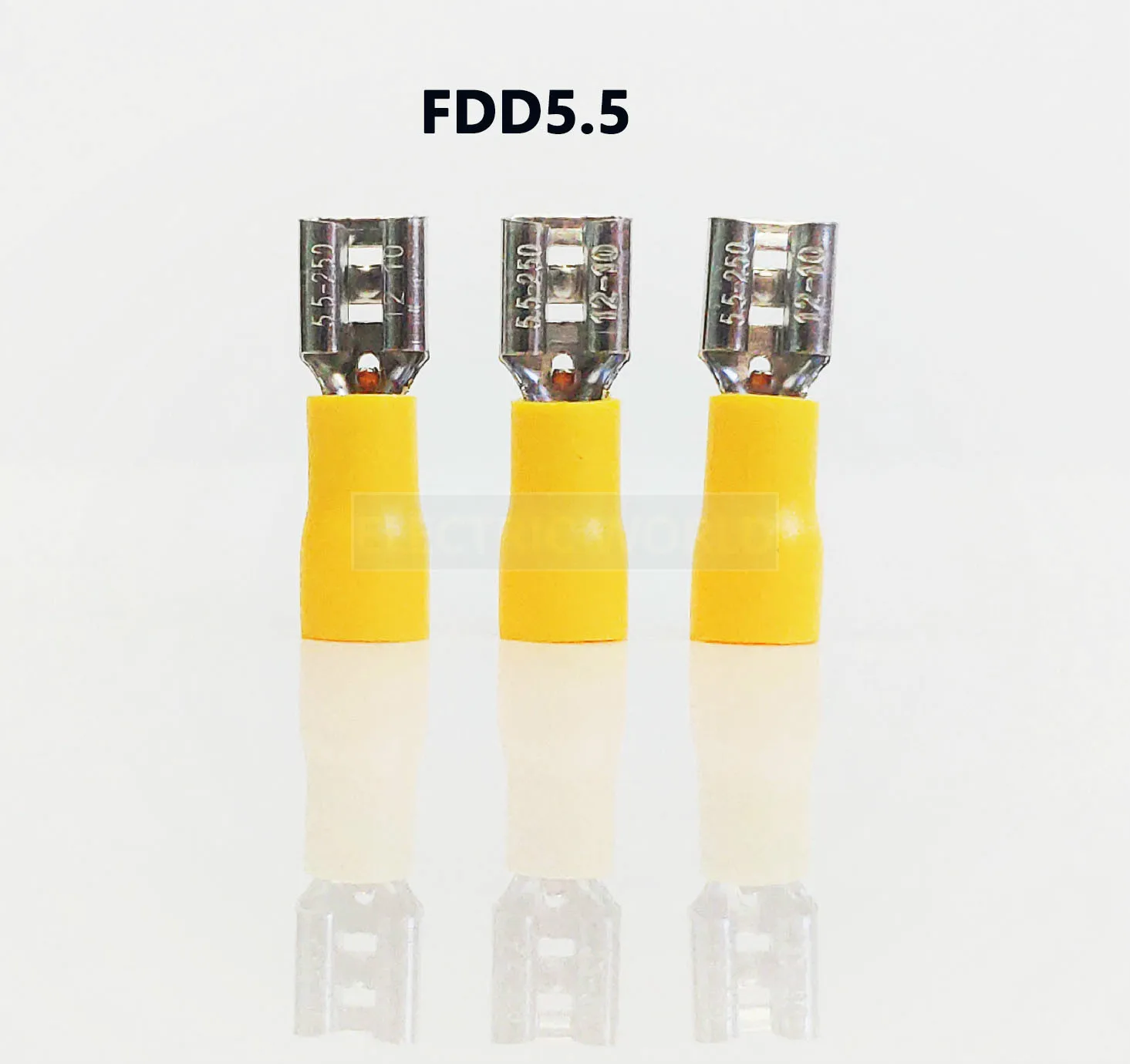 

FDD5.5 series 100PCS/Bag Insulated female disconnector Cable Connector wire terminals pre-insulating terminals male terminal