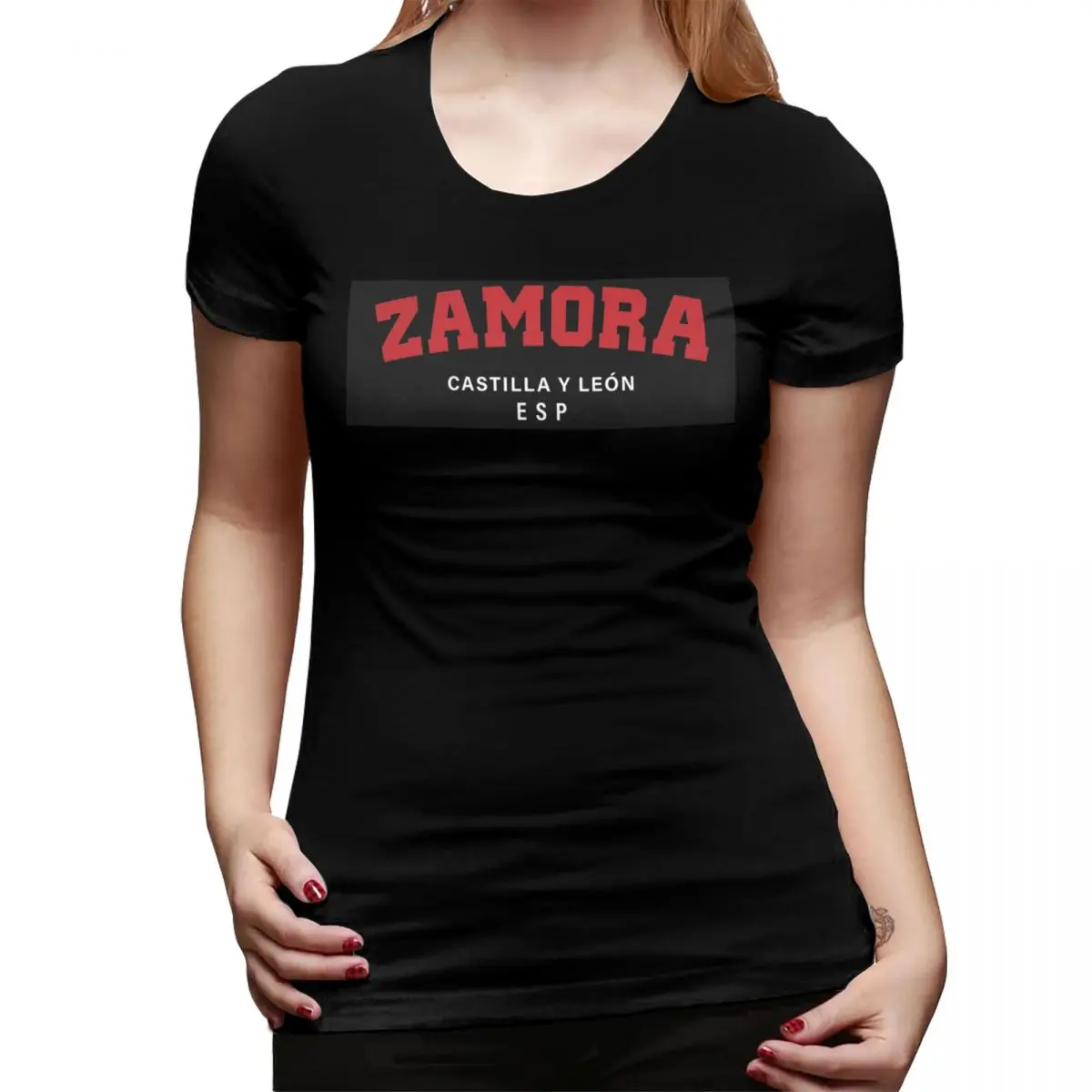 Zamora castilla e leon espanha camiseta para mulher o-pescoço streetwear t camisas femininas manga curta roupas de verão topos