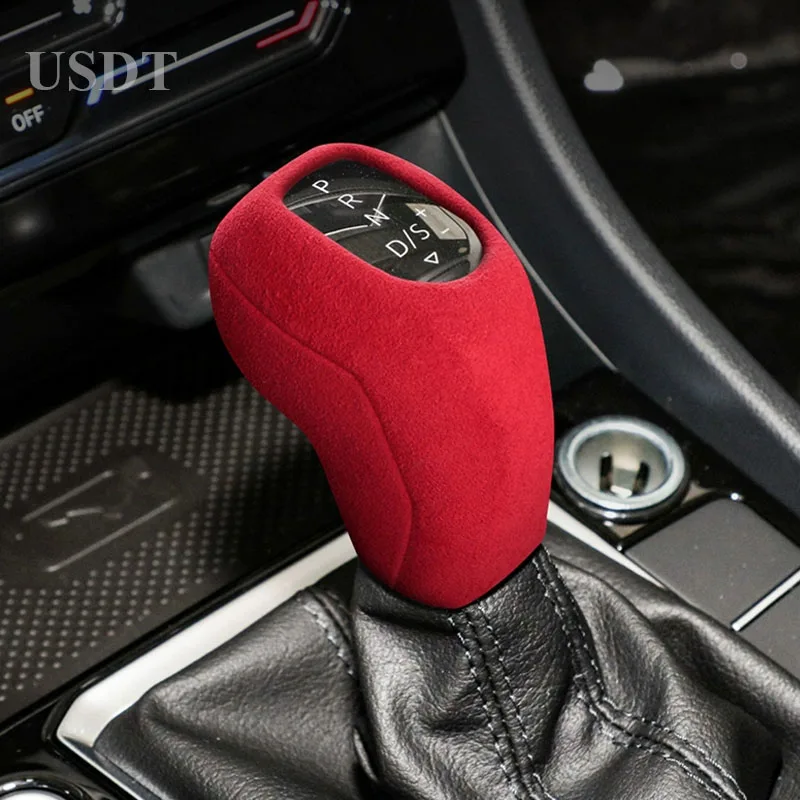 

Top Suede Car Gear Shift Knob Cover Suede Cap Protection for VW Jetta MK7 TCross T-Cross Passat 2023 2022 2021 2020 2019 2018