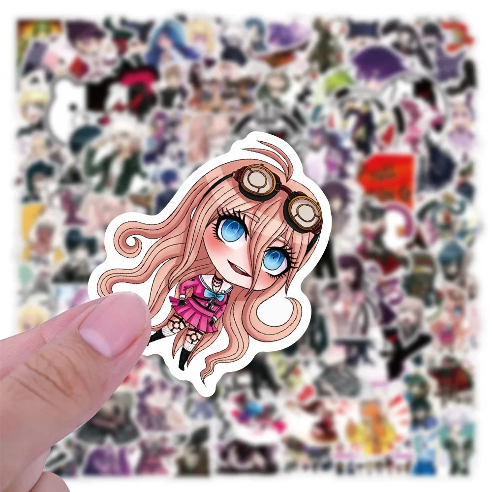 10/30/50PCS Ins Style Animation Danganronpa Personalized Graffiti Waterproof Sticker Refrigerator Water Cup Skateboard Wholesale