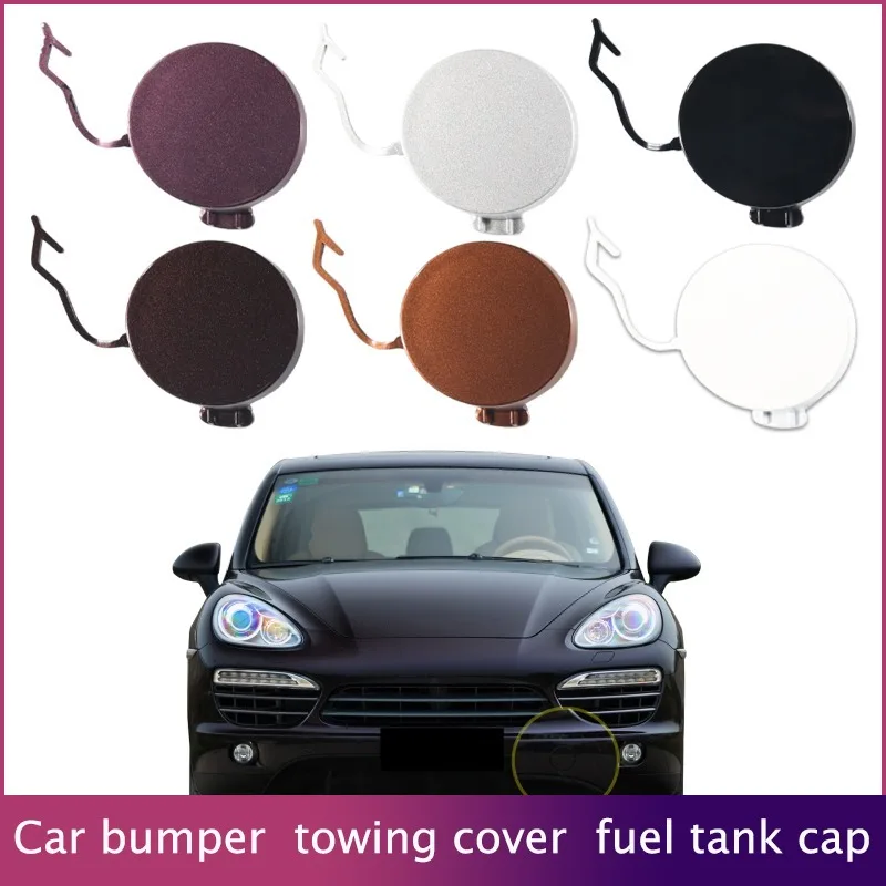 

Front bumper tow hook cover for Porsche Cayenne 2011-2014 models, part numbers 95850515500 and 95850515600, towing hole cover, t