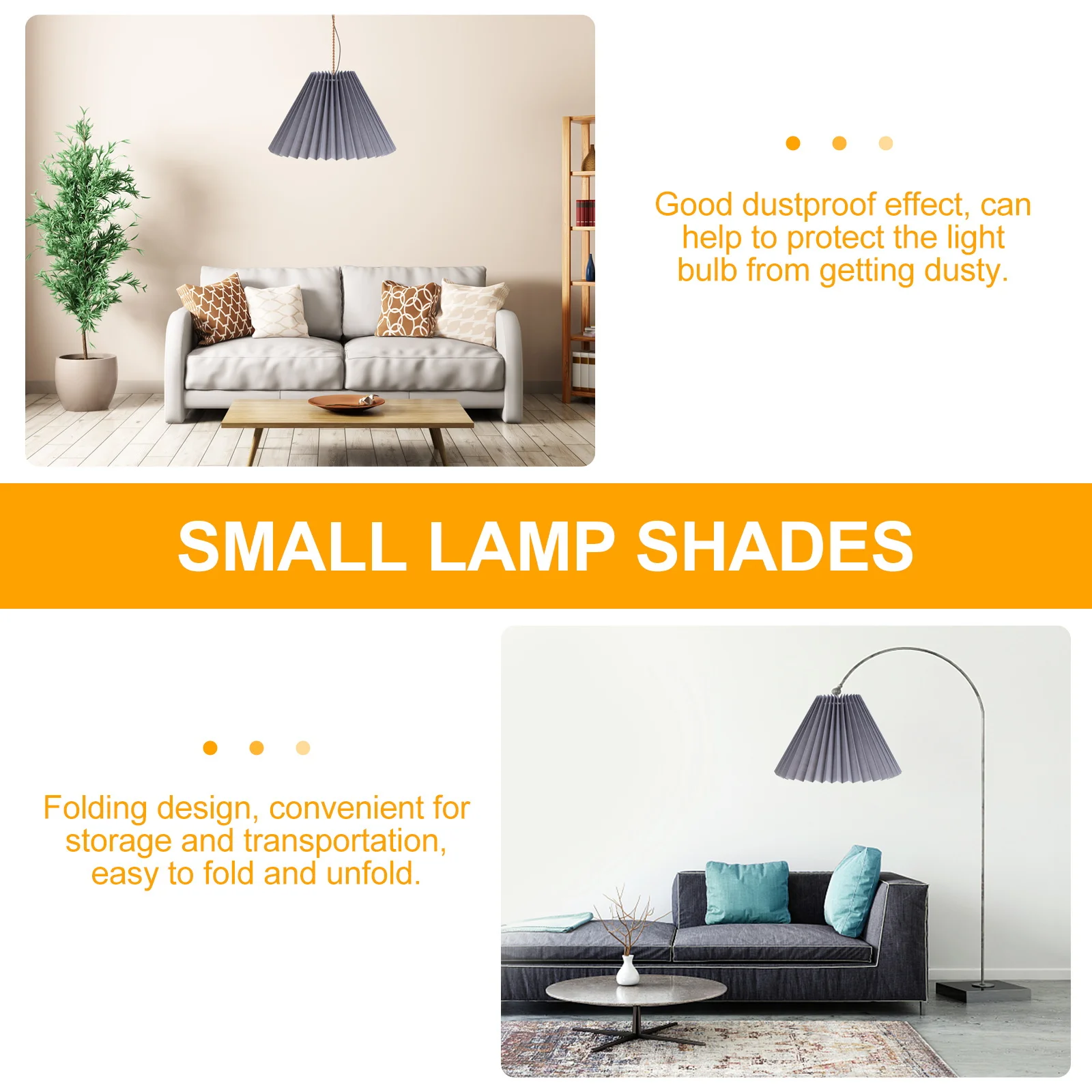 

Small Pleated Fabric Lampshade Lamp Shade Cover for Desk Floor Lamp Replacement Retro Drum Pleated Lampshades Ceiling Lampshade