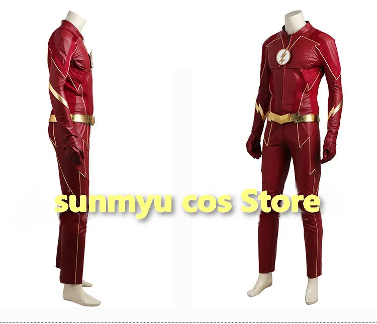 4 Flash Cosplay Costume Custom Size Suit with Mask