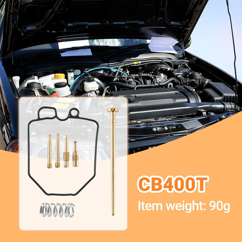 สําหรับ Honda Hawk 400 CB400T CB400 N 1980-81 ซ่อมคาร์บูเรเตอร์ Carb Rebuild Kit 2 ชุด G