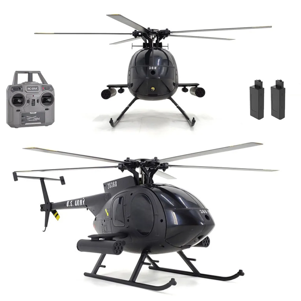 RTF MD500 C189 Remote Control Helicopter Aircraft Add-Optical Flow Positioning 4CH RC Heli No Ailerons Maintain Altitude RTF