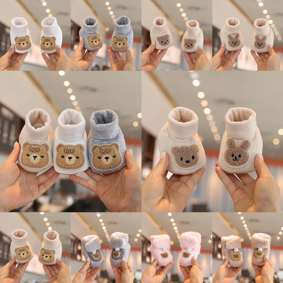 

Мягкая хлопковая детская зимняя обувь — обеспечивающие мягкие и теплые носки-мокасины для новорожденных и малышей. | Мягкий первый шаг