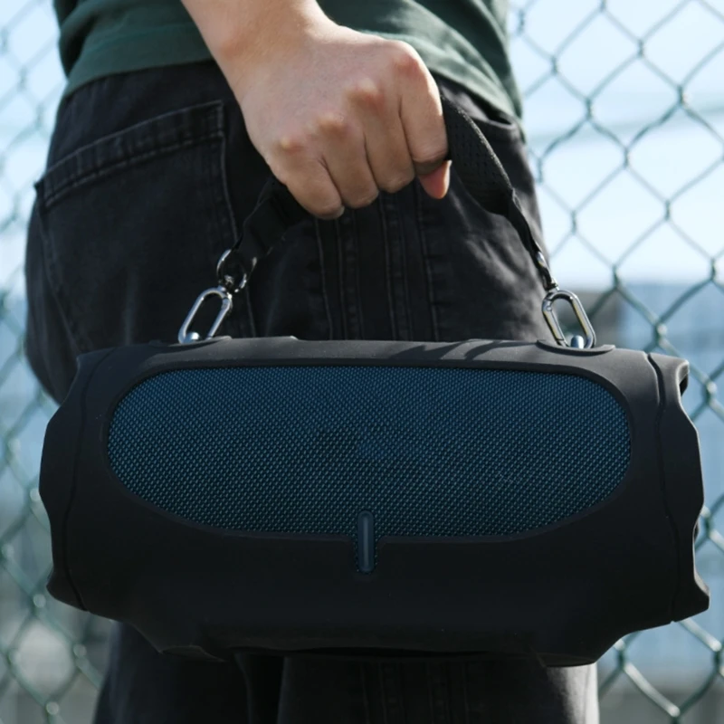 Funda protectora silicona M17B con correas para los hombros para funda altavoces 4