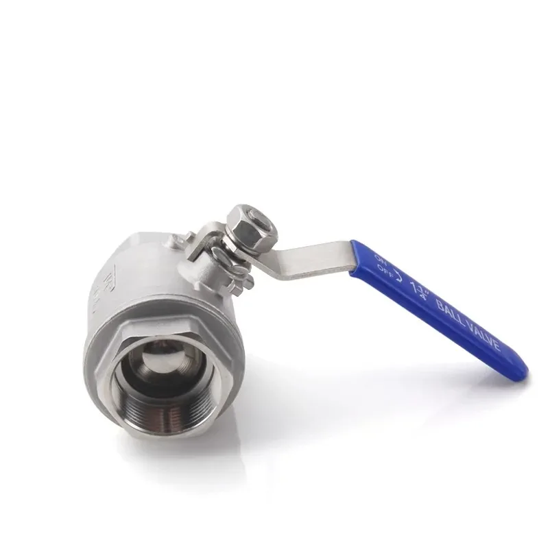 304 Stainless Steel Two Piece Ball Valve 1/4 3/8 1/2