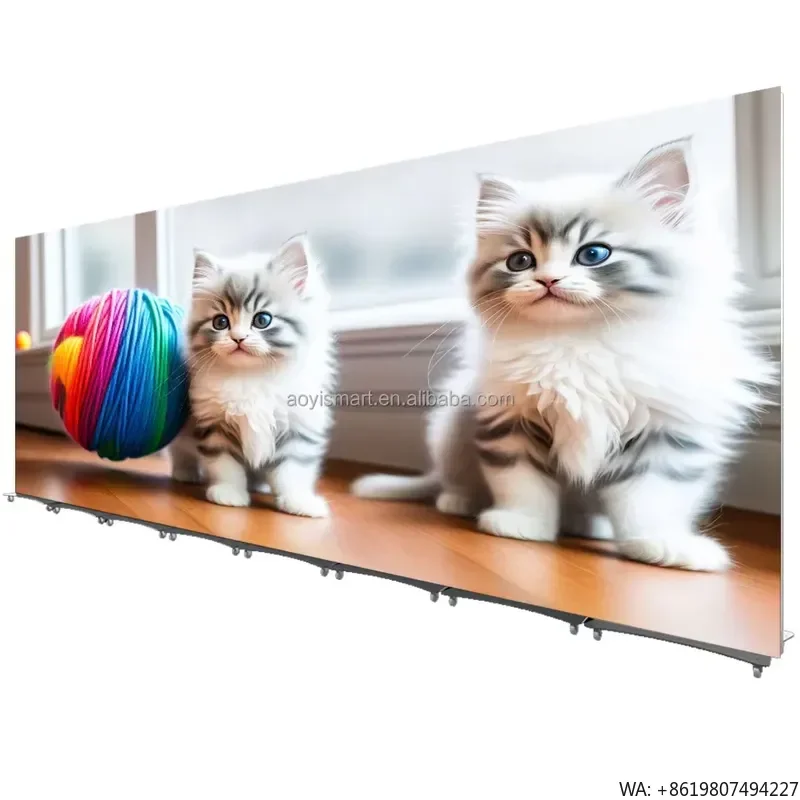 for HDR Seamless Edge Portable Ultra HD High Brightness P2.5 Indoor Outdoor LED Totem Display Splicing Vertical LED Screen
