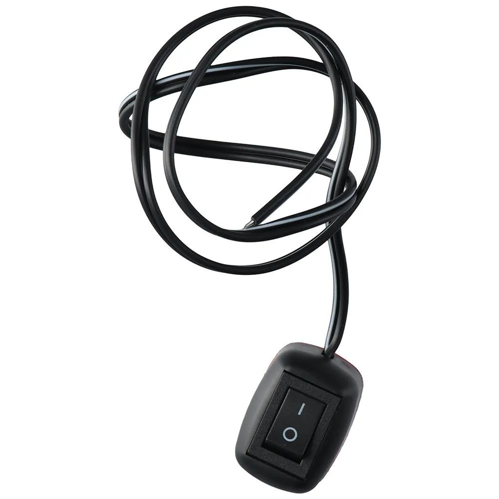 Paste Type Car Switch 10A DC 12V Rocker Switch with Cable 50/100/200cm Toggle Switch for Fog Ring Drive Lights Neon Lights