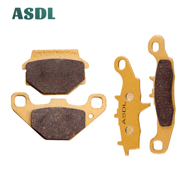 

Motorcycle Front and Rear Brake Pads For Kawasaki KLX 250 H1 Super Sherpa 1998 #c