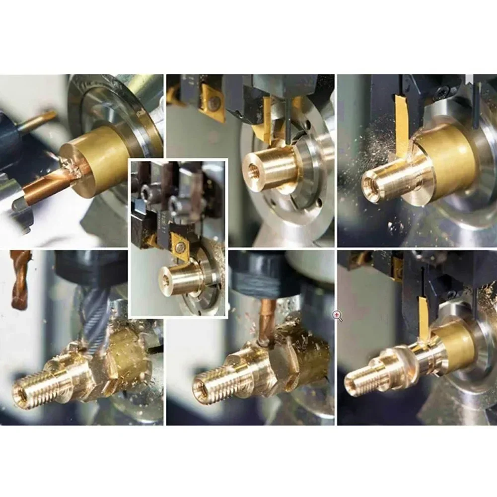Imagem -05 - Barra Chata de Torno de Ferramenta de Torneamento Sclcr06 de 10 mm e 10x Ccmt 060204 -hm Suporte de Inserção Barra Chata Cortador de Torno Haste de Torneamento de Metal Duro