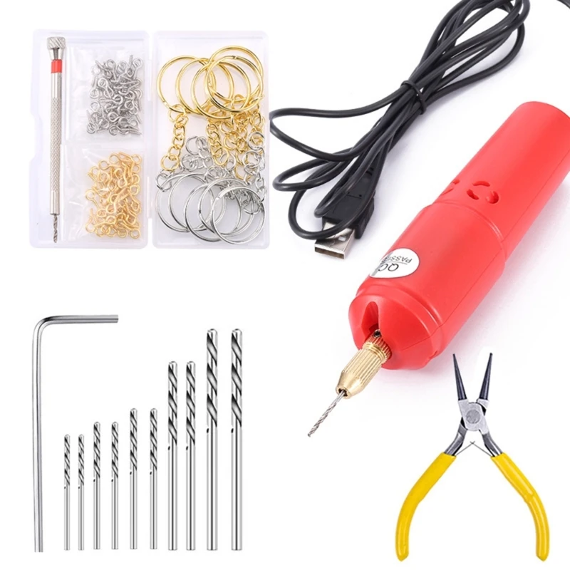 Electric Hole Jewelry Drilling Tools for DIY Crafts and Jewelry Making 40GB