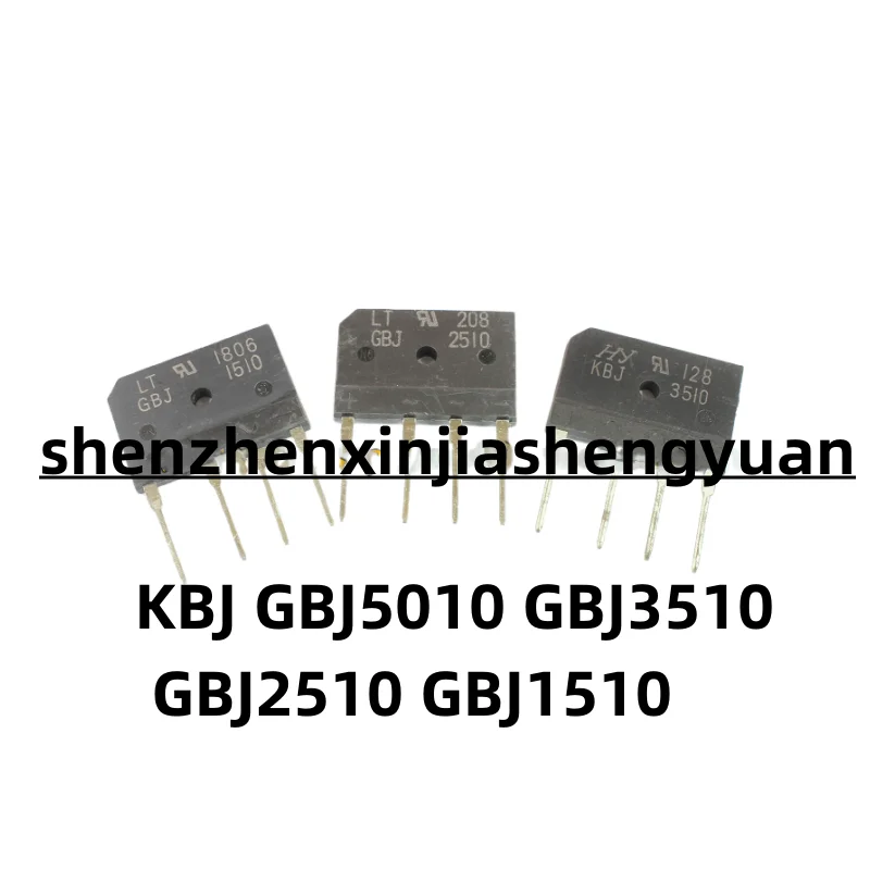 

New original KBJ GBJ5010 GBJ3510 GBJ2510 GBJ1510 ZIP4 5pcs/Lot