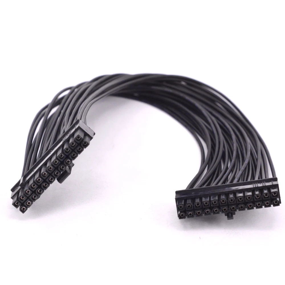 24Pin 20pin Male to 24Pin Male Port Power Supply Cable 24-pin ATX Power Supply To 20+4Pin 20-Pin Connector Motherboard Cable