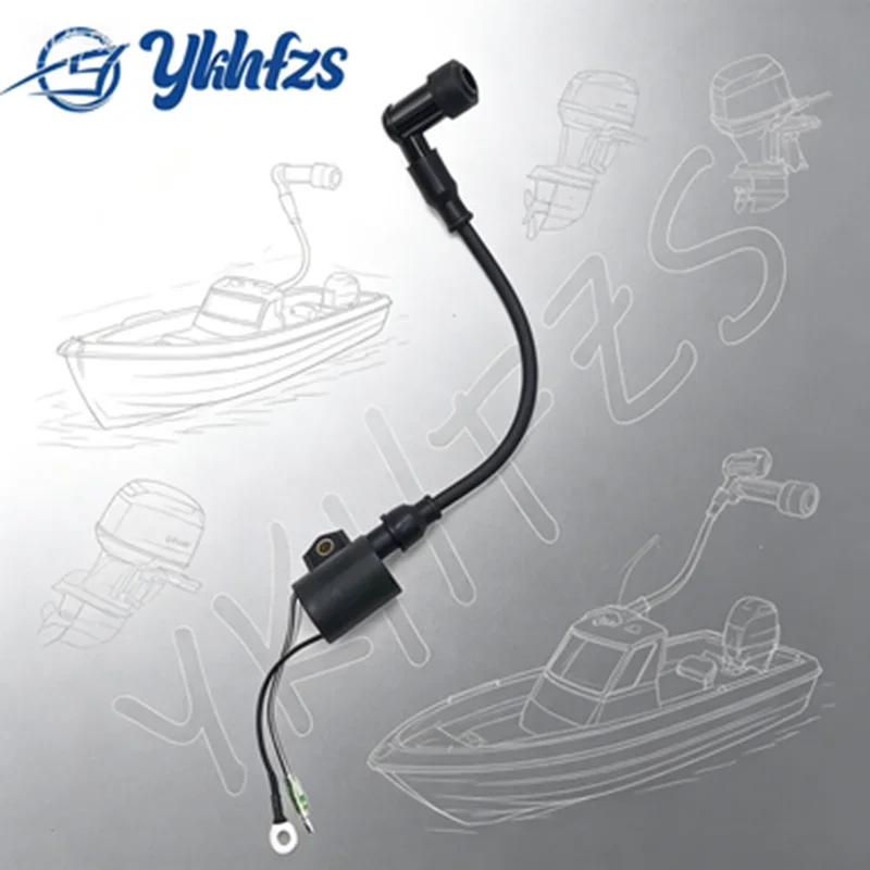 6H5-85570-00 Ignition Coil For  Yamaha Outboard Motor 2T 40HP 48HP 50HP 2 Stroke 3 Cylinder L3 6H5-85570 Boat Engine parts