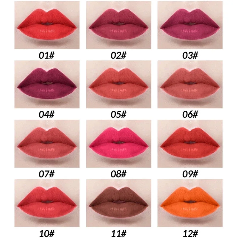 12 Colors/set  Lipliner Pencil Lip Makeup Lipstick Pencils Waterproof Lipliner Lady  Lip Liner Cosmetics Maquiagem