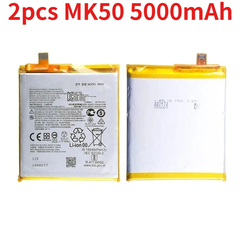 MK50 5000mAh Mobile Phone Battery for Motorola G 5G 2020/2021 One 5G Ace XT2113 XT2113-2 XT2113-3 XT2113-5 XT2113 3.87V Battery