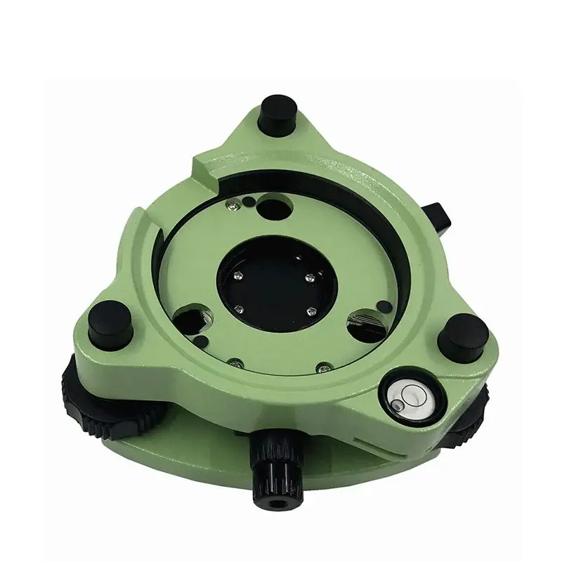 

Green Three-Jaw Tribrach With Optical Plummet