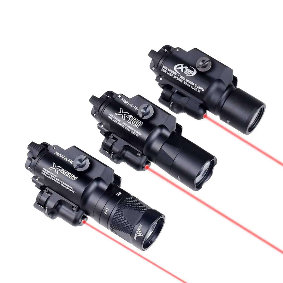 

Тактический фонарик Surefire X300 Ultra Weapons Scout, пистолет, ИК-свет X400 X400V X400U Ultra Red Green Dot G17 G19, рельс 20 мм